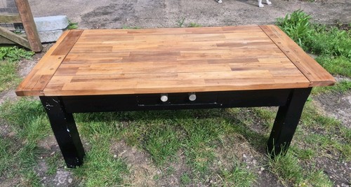 Modern chunky oak - oak, coffee