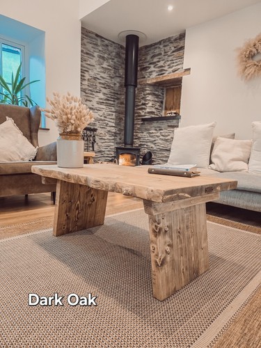 Live edge with angled - with, legs