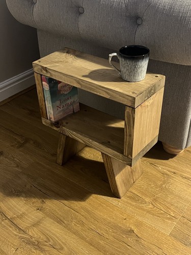 Chunky wooden shaped side - shaped,