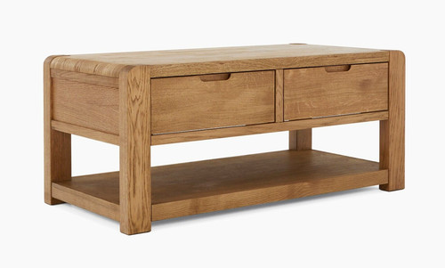 Ascot chunky oak coffee - coffee, table