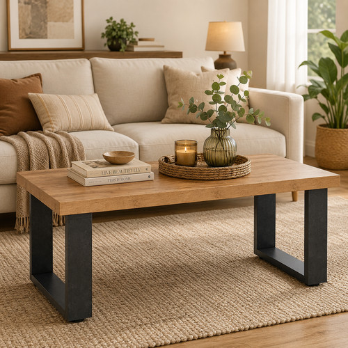 Coffee table 120cm - table, rustic
