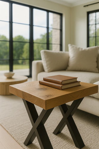 Solid oak chunky - chunky, table