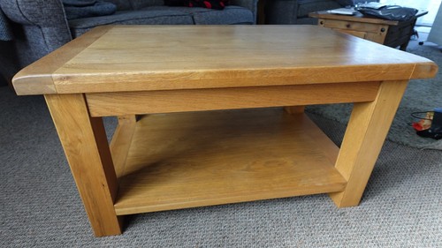 Chunky solid oak - solid, coffee